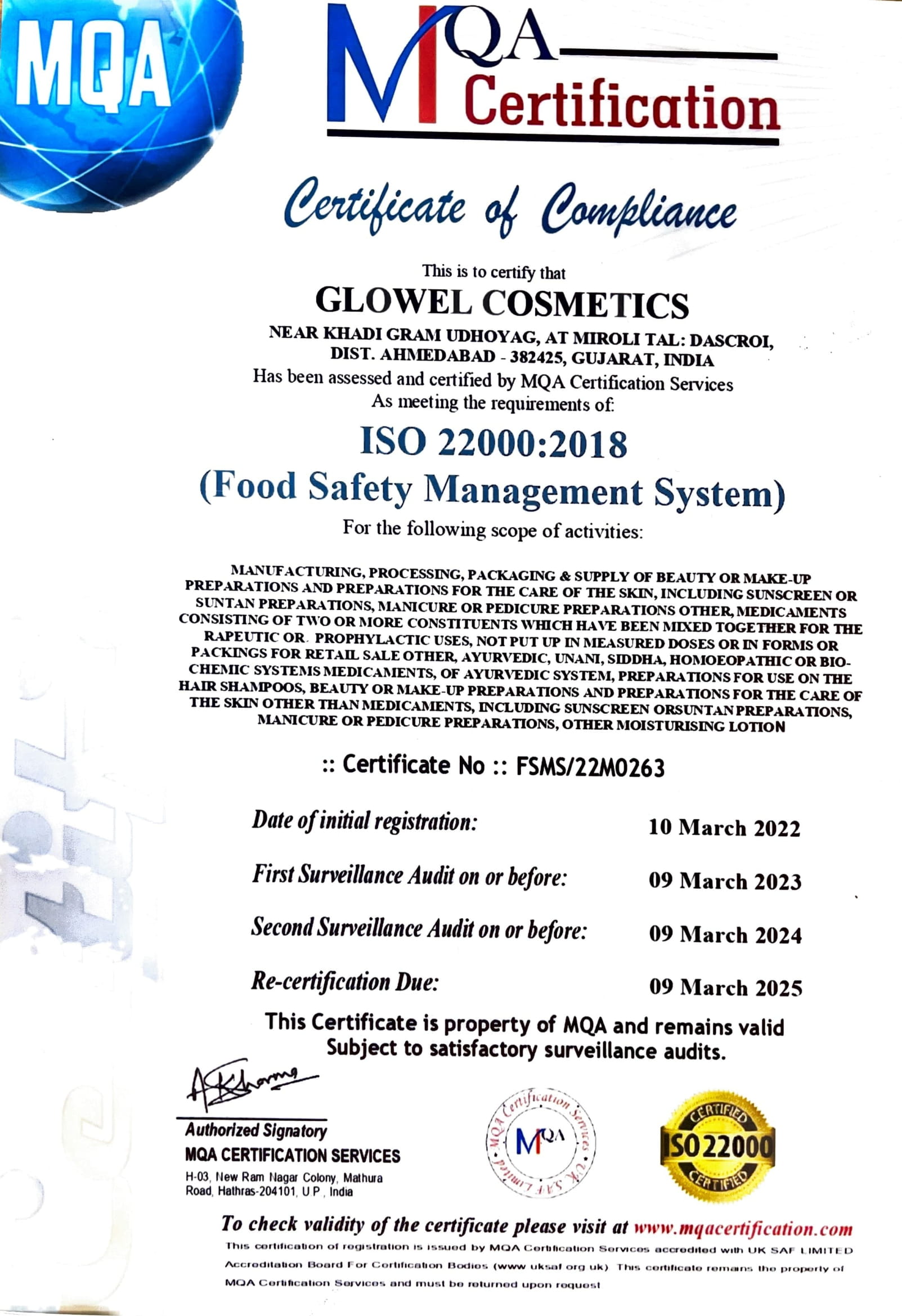 glowel cosmetics certifications-combined-2