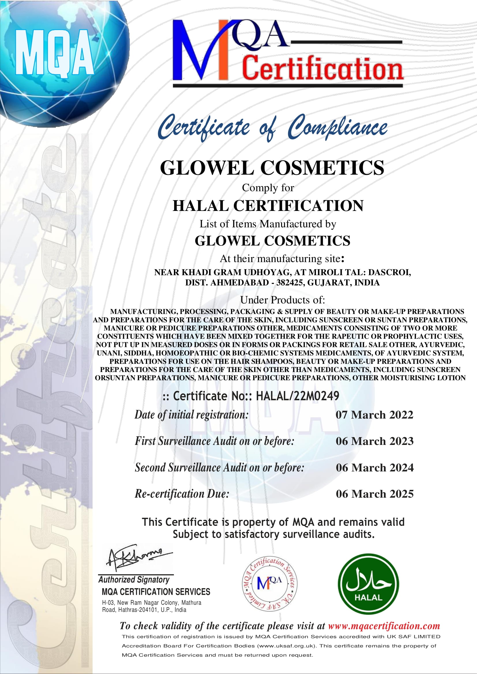 glowel cosmetics certifications-combined-5